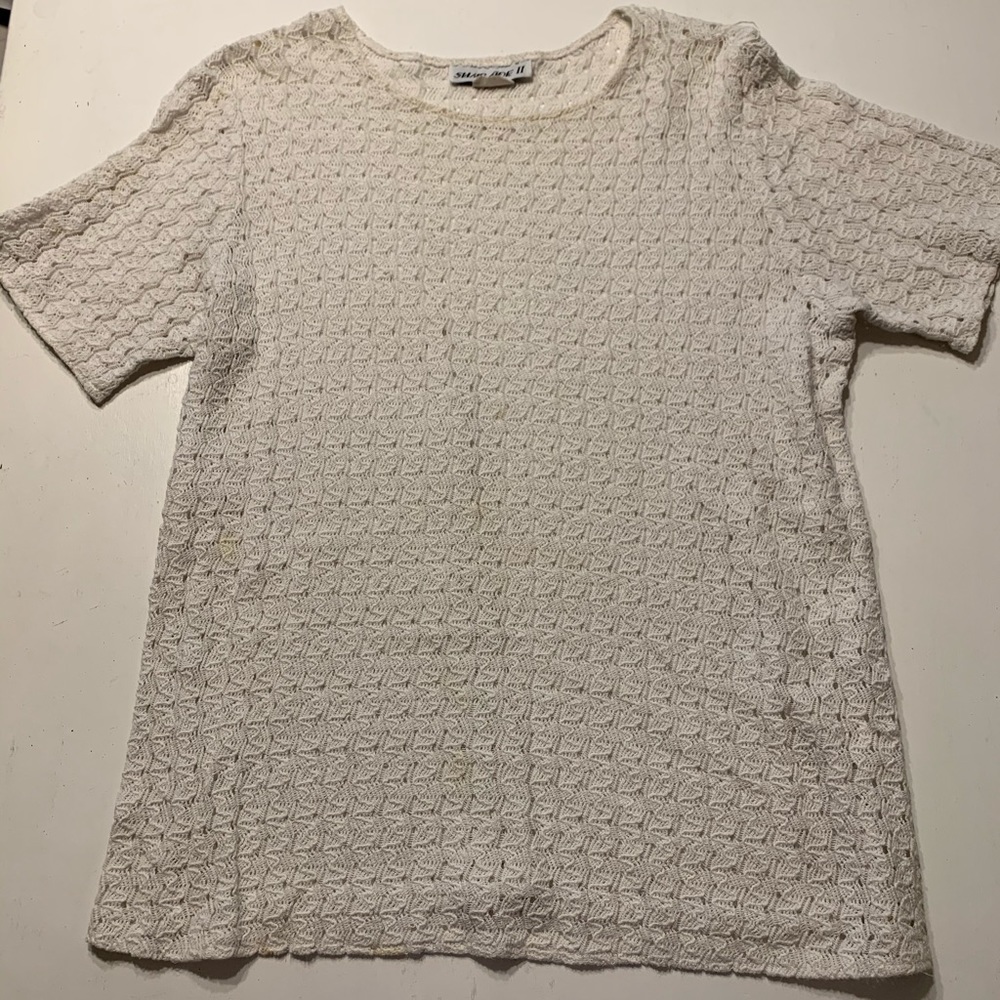 Vintage crocheted  blouse from boutique.